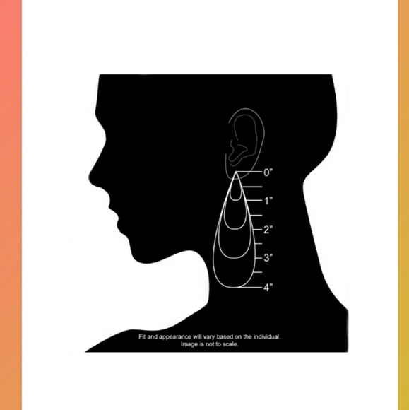 Lc Lauren Conrad Green Gold Dangle Earrings Kohls - Picture 3 of 3